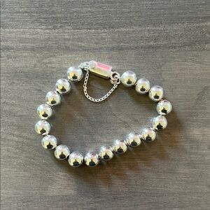 Silpada Shiny Silver Beaded Bracelet